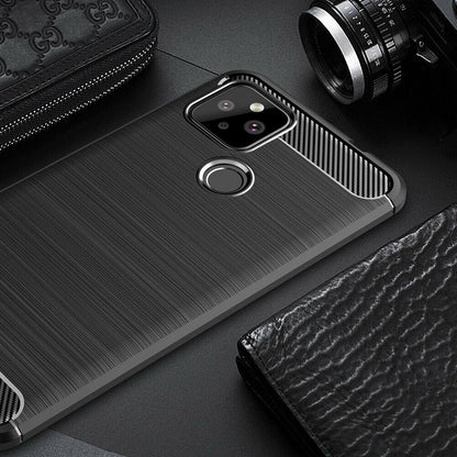 Husa pentru Google Pixel 5, Techsuit, Carbon, Neagra