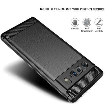 Husa pentru Google Pixel 6 Pro, Techsuit, Carbon, Neagra