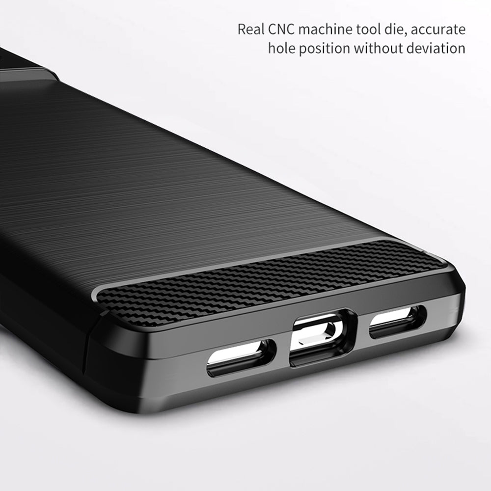 Husa pentru Google Pixel 6, Techsuit, Carbon, Neagra