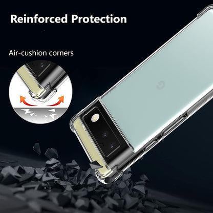 Husa pentru Google Pixel 6, Techsuit, Shockproof Clear, Transparenta