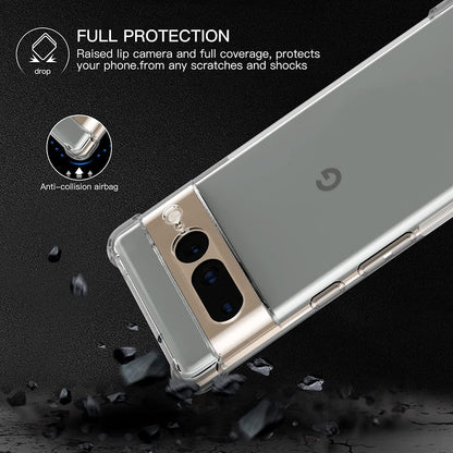 Husa pentru Google Pixel 7 Pro, Techsuit, Shockproof Clear, Transparenta