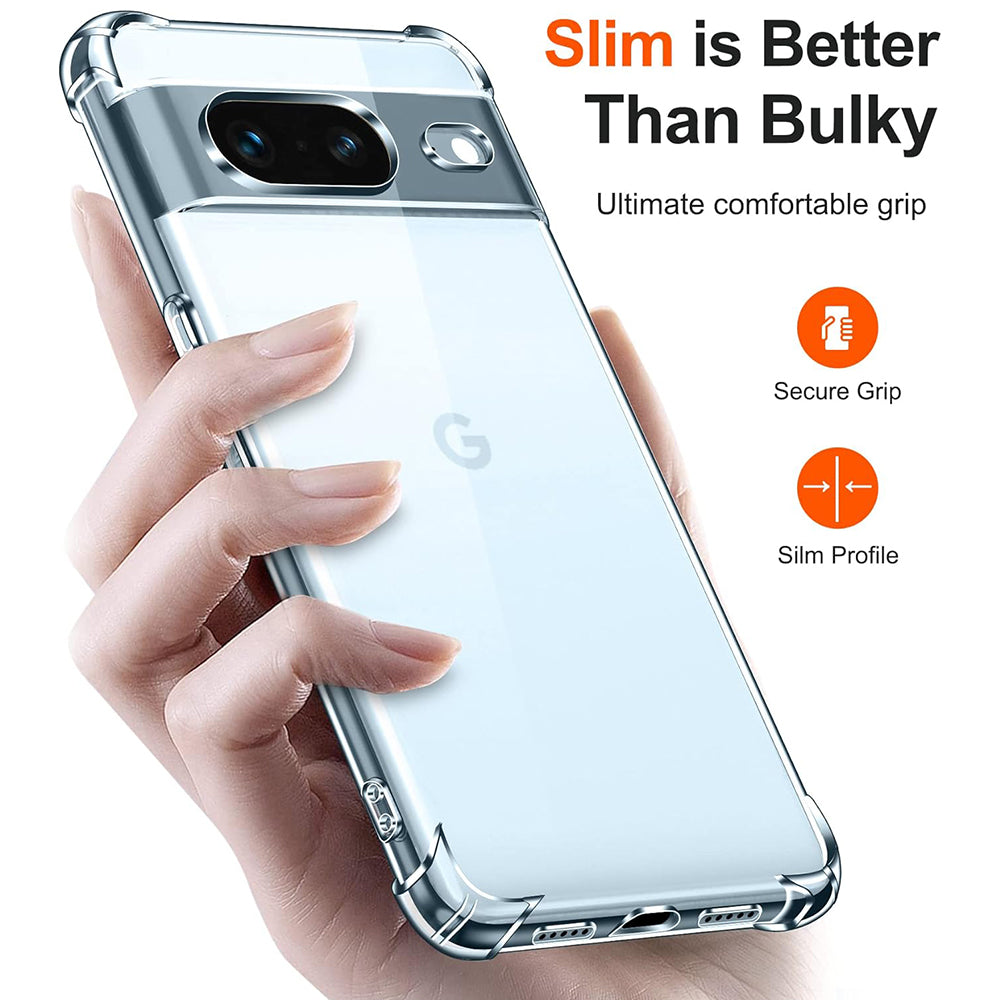 Husa pentru Google Pixel 7, Techsuit, Shockproof Clear, Transparenta