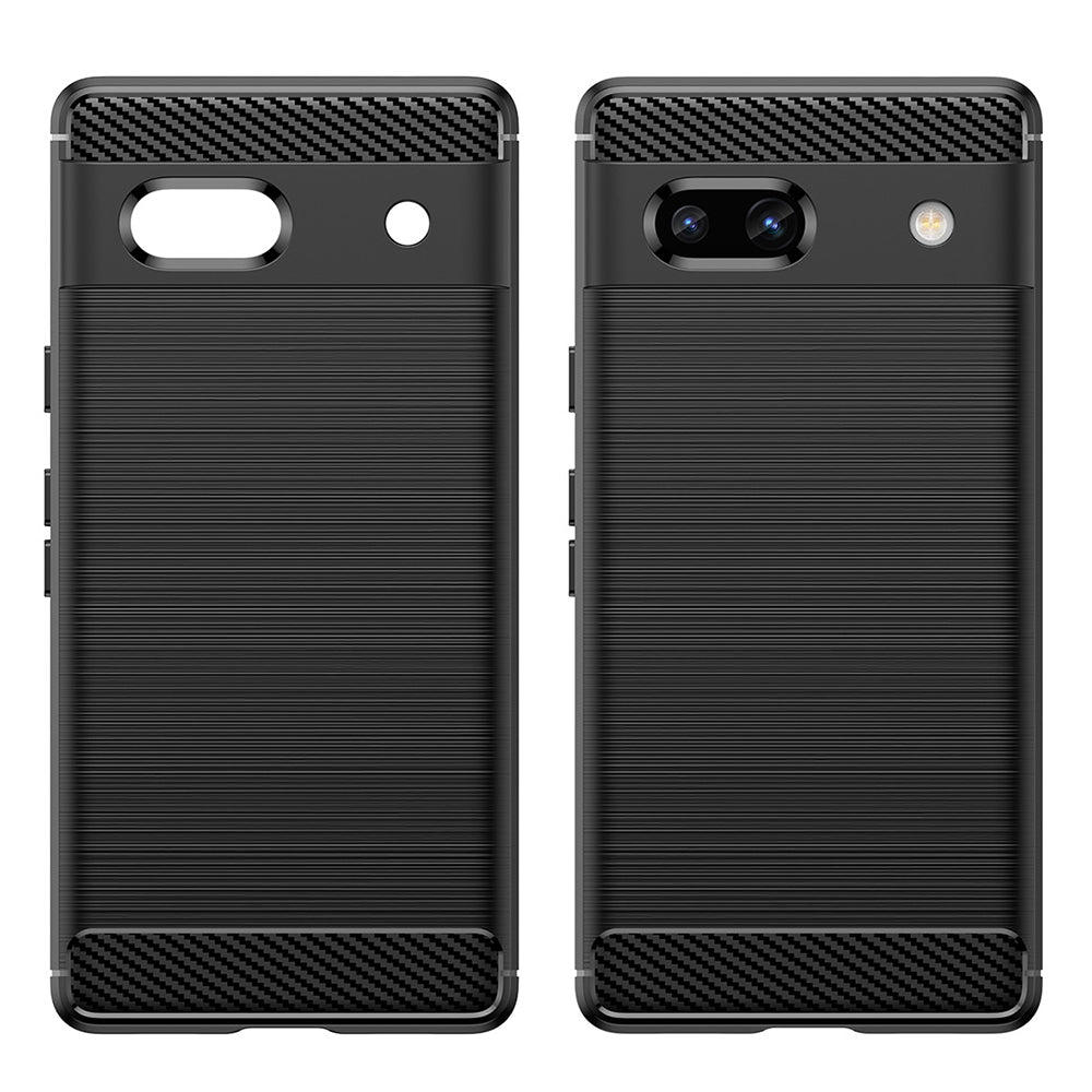 Husa pentru Google Pixel 7a, Techsuit, Carbon, Neagra