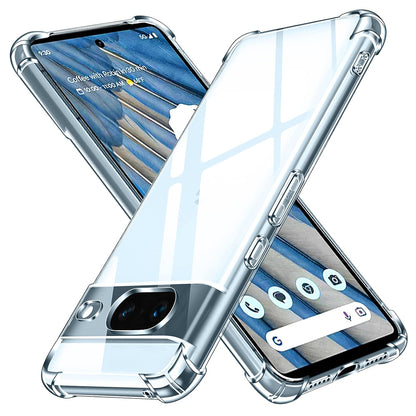 Husa pentru Google Pixel 8a, Techsuit, Shockproof Clear, Transparenta