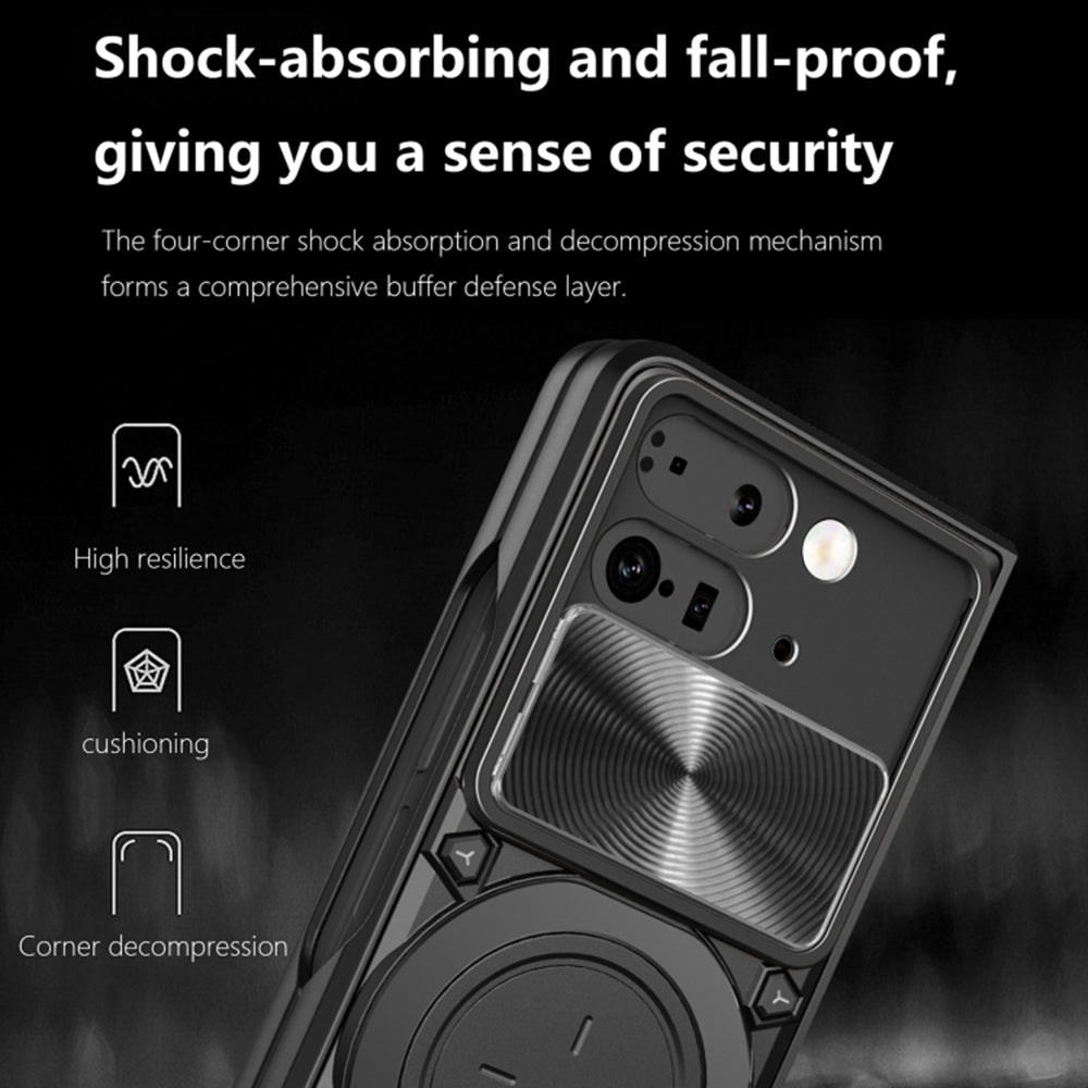 Husa pentru Google Pixel 9 Pro Fold, Techsuit, CamGuard Pro, Rosie