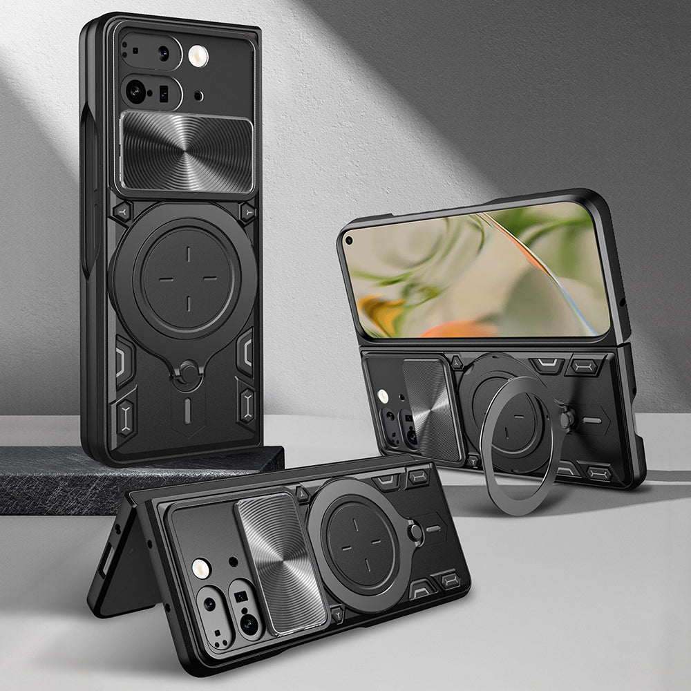 Husa pentru Google Pixel 9 Pro Fold, Techsuit, CamGuard Pro, Rosie
