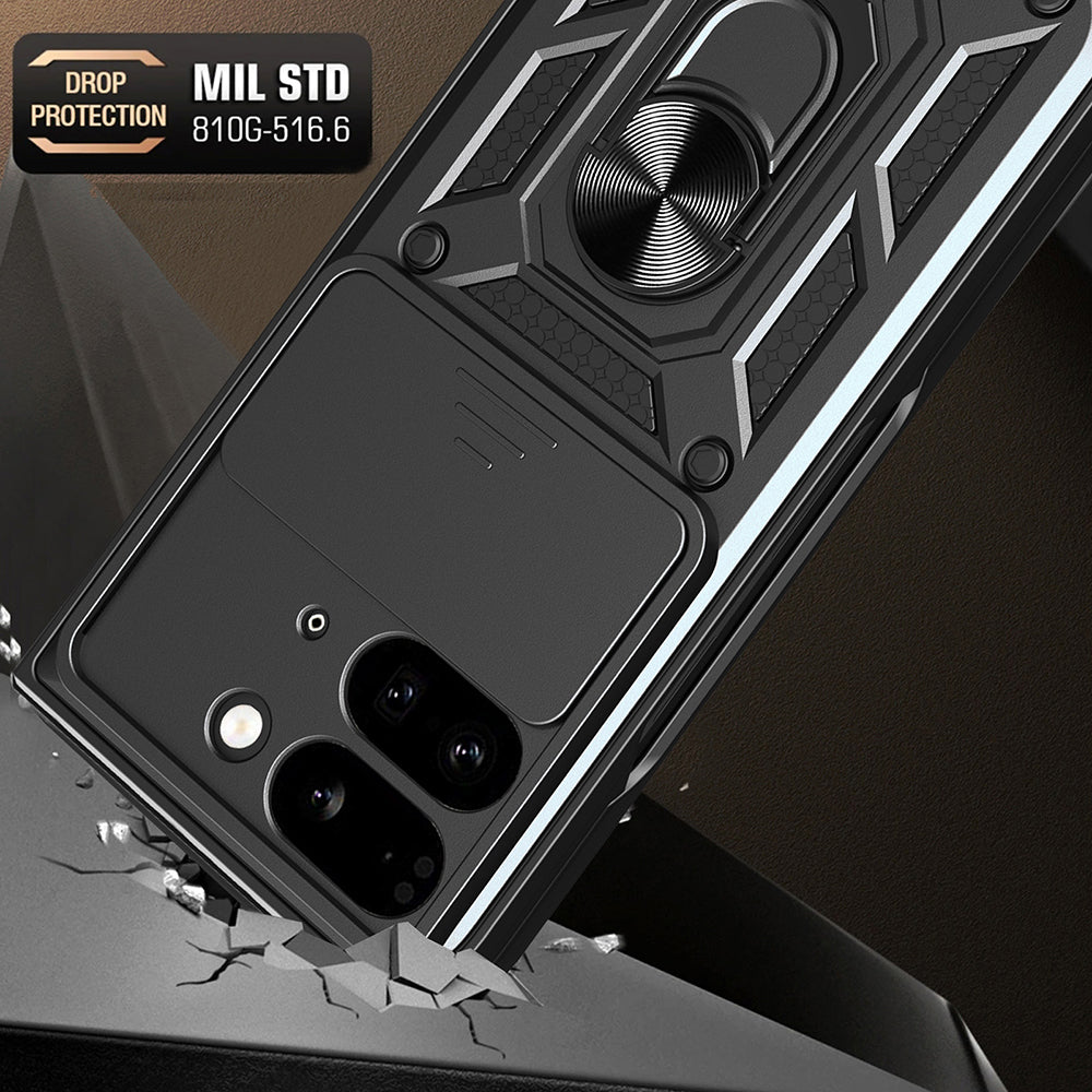 Husa pentru Google Pixel 9 Pro Fold, Techsuit, CamShield, Roz