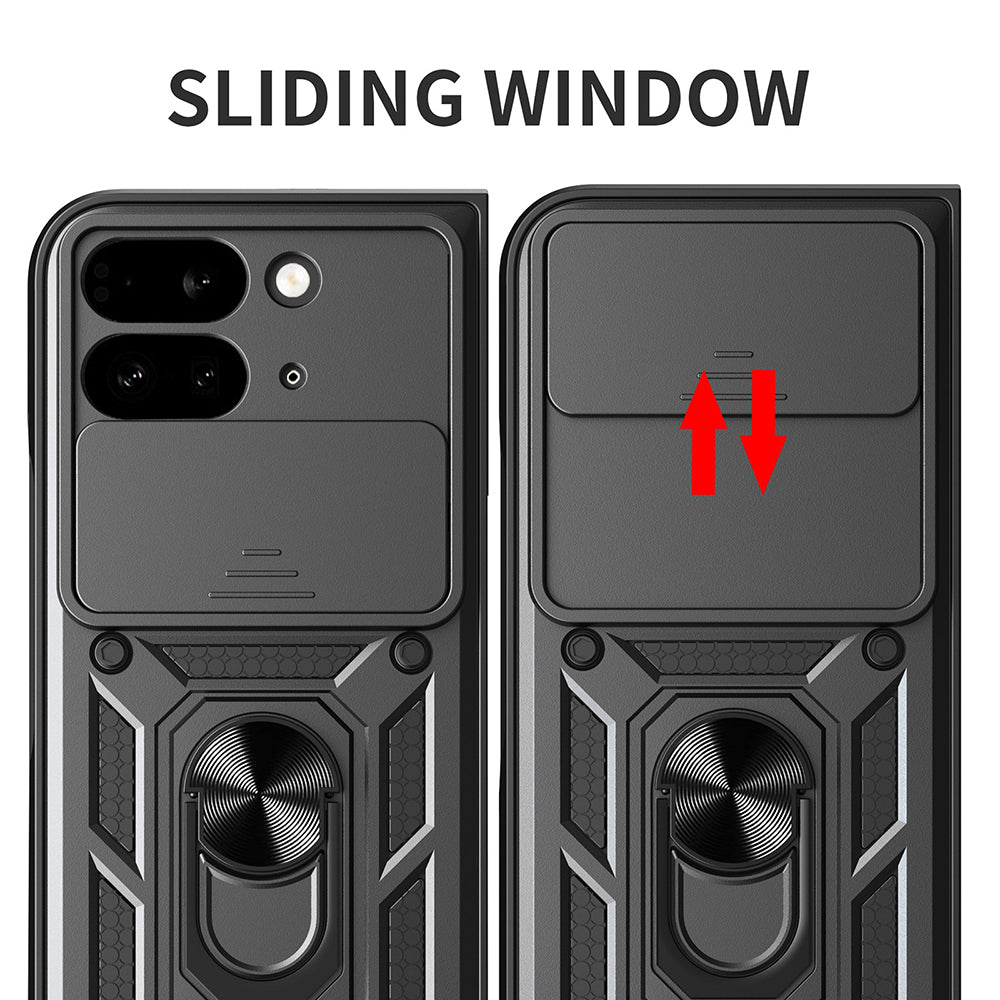 Husa pentru Google Pixel 9 Pro Fold, Techsuit, CamShield, Verde