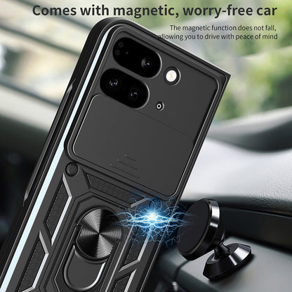 Husa pentru Google Pixel 9 Pro Fold, Techsuit, CamShield, Verde