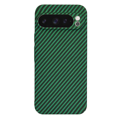 Husa pentru Google Pixel 9 Pro, Techsuit, Carbonite FiberShell, Verde