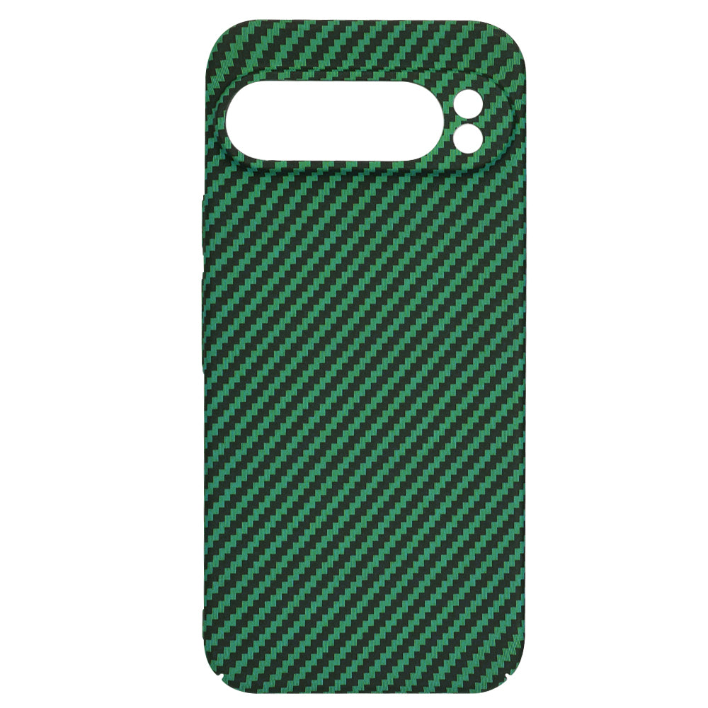 Husa pentru Google Pixel 9 Pro, Techsuit, Carbonite FiberShell, Verde