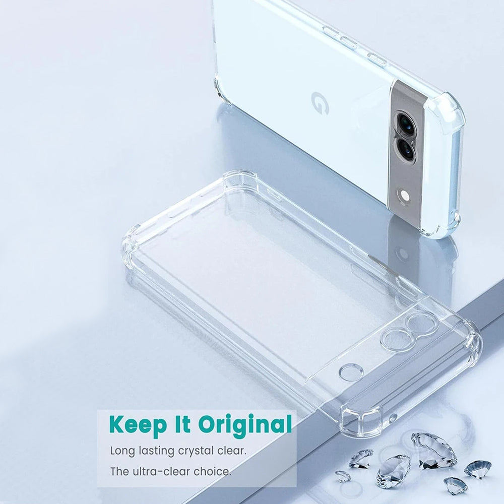 Husa pentru Google Pixel 9 Pro, Techsuit, Shockproof Clear, Transparenta