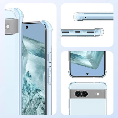 Husa pentru Google Pixel 9 Pro, Techsuit, Shockproof Clear, Transparenta
