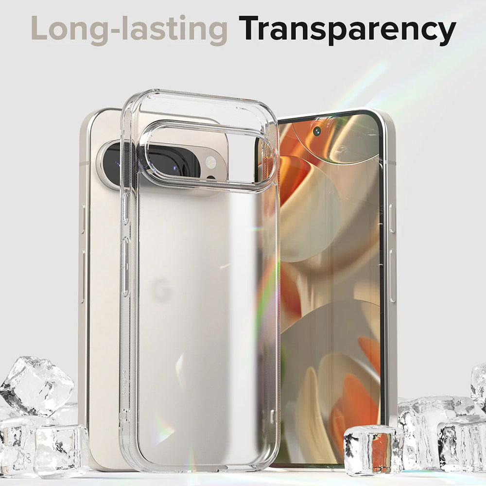 Husa pentru Google Pixel 9 Pro XL, Ringke, Fusion, Transparenta Mata