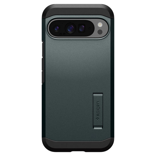 Husa pentru Google Pixel 9 Pro XL, Spigen, Tough Armor, Verde
