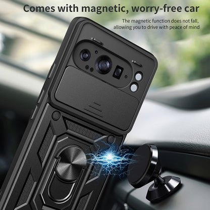 Husa pentru Google Pixel 9 Pro XL, Techsuit, CamShield, Neagra