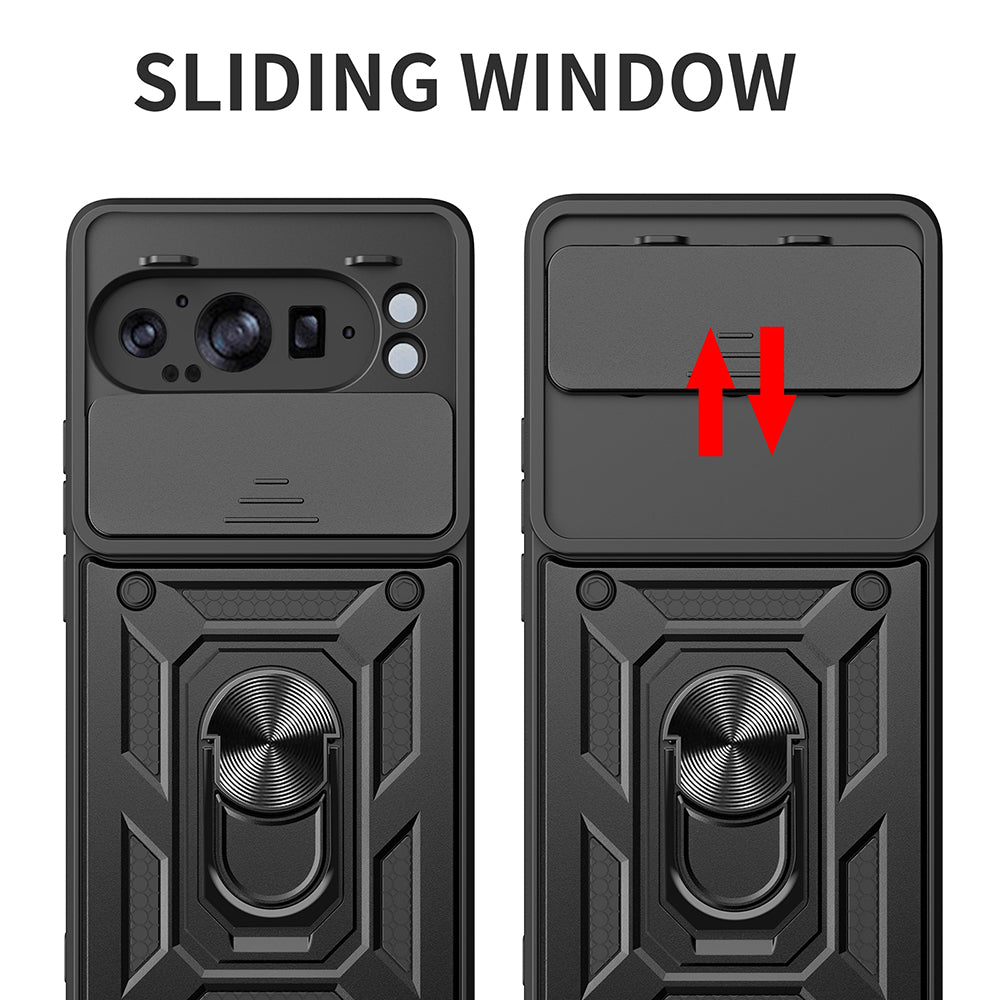 Husa pentru Google Pixel 9 Pro XL, Techsuit, CamShield, Verde