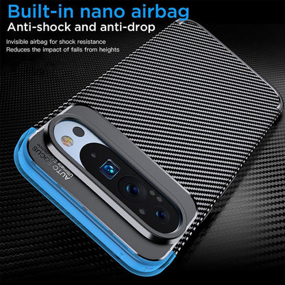 Husa pentru Google Pixel 9 Pro XL, Techsuit, CarbonFiber, Neagra