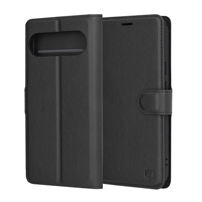 Husa pentru Google Pixel 9 Pro XL, Techsuit, Leather Folio, Neagra