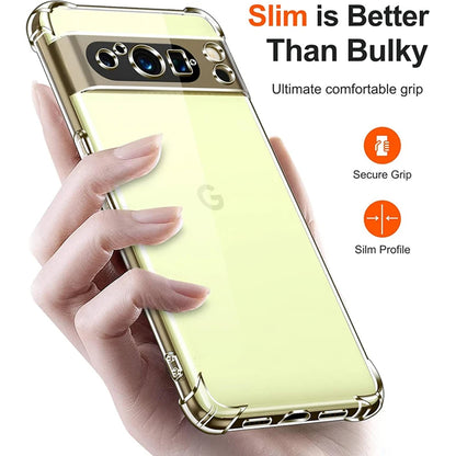 Husa pentru Google Pixel 9 Pro XL, Techsuit, Shockproof Clear, Transparenta