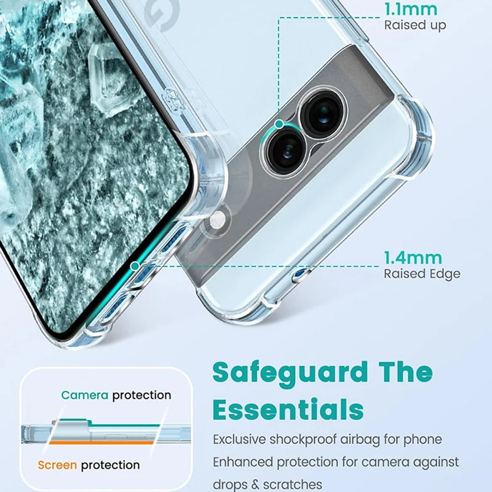 Husa pentru Google Pixel 9, Techsuit, Shockproof Clear, Transparenta