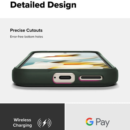 Husa pentru Google Pixel 9a, Ringke, Onyx, Verde Inchis