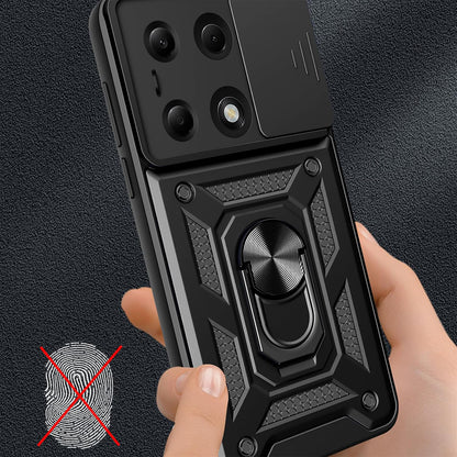 Husa pentru Google Pixel 9a, Techsuit, CamShield, Neagra