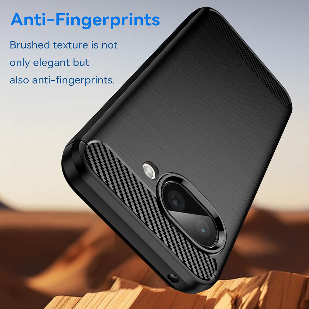 Husa pentru Google Pixel 9a, Techsuit, Carbon, Albastra
