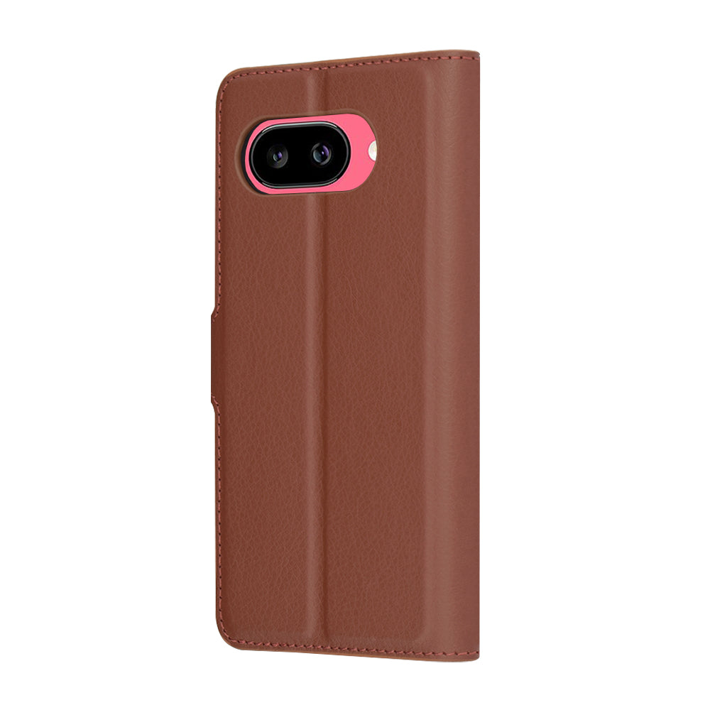 Husa pentru Google Pixel 9a, Techsuit, Leather Folio, Maro