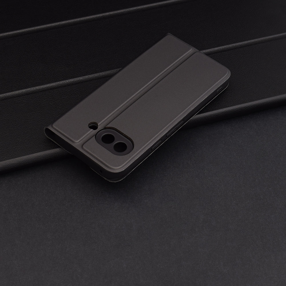 Husa pentru Google Pixel 9a, Techsuit, Magskin Book, Neagra