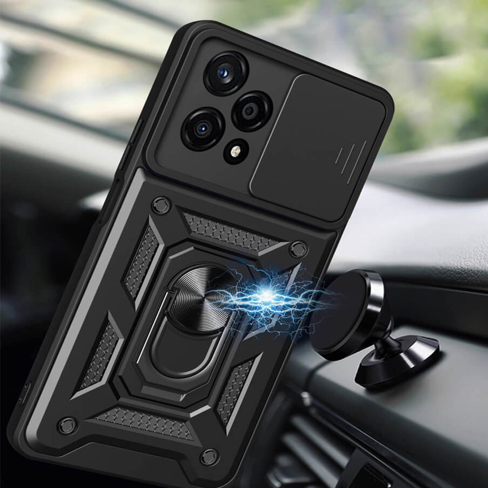 Husa pentru Honor 200 Lite, Techsuit, CamShield, Neagra