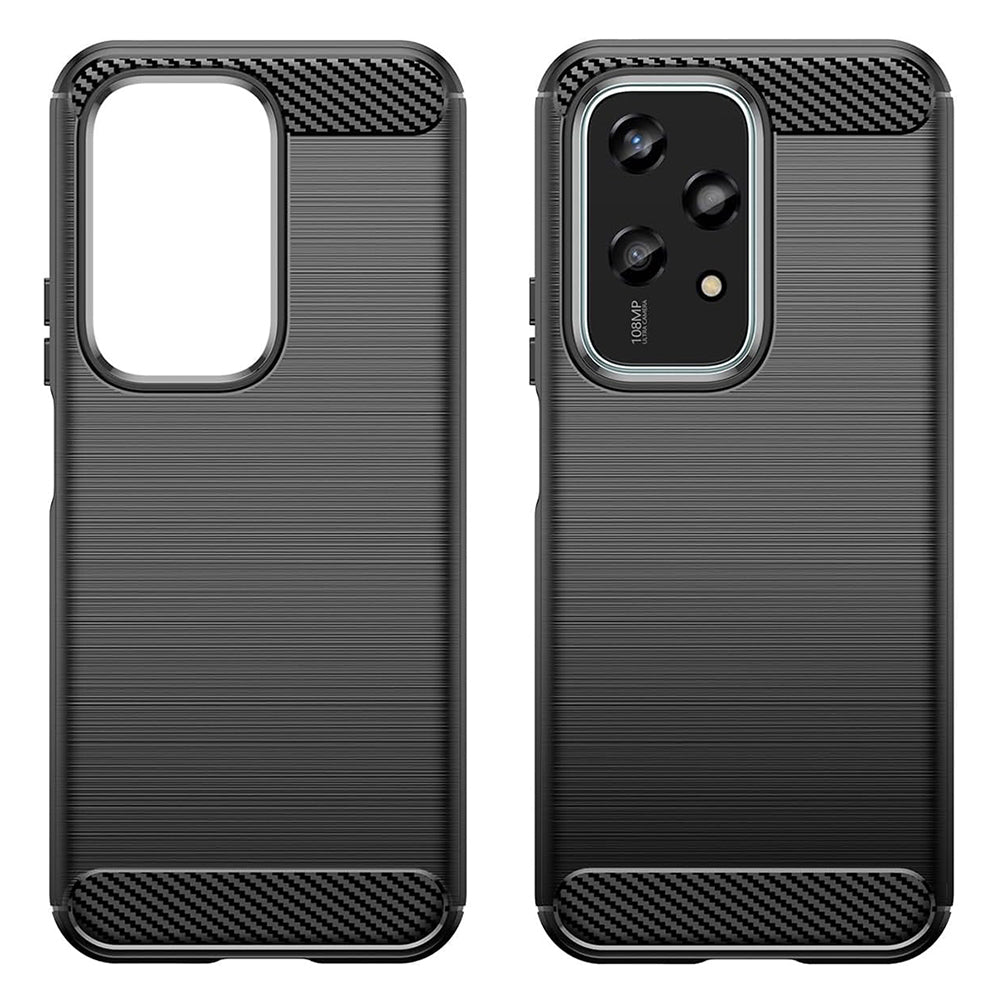 Husa pentru Honor 200 Lite, Techsuit, Carbon, Albastra