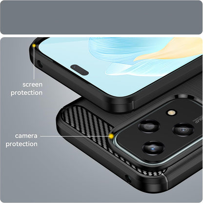 Husa pentru Honor 200 Lite, Techsuit, Carbon, Albastra