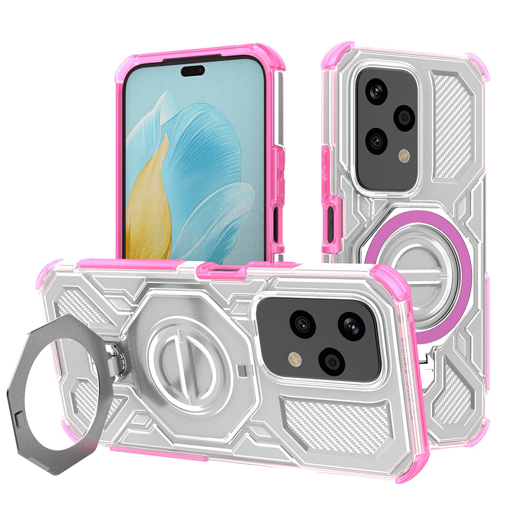 Husa pentru Honor 200 Lite, Techsuit, Carbon Shield Pro, Roz