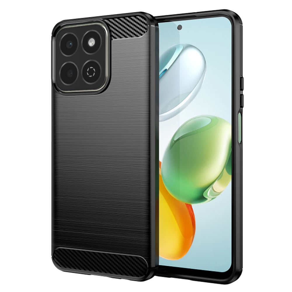 Husa pentru Honor 200 Smart, Techsuit, Carbon, Neagra