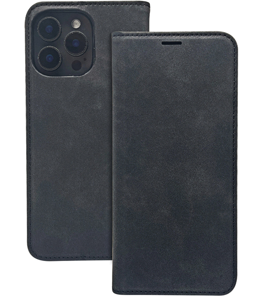 Husa pentru Honor 400 Lite, OEM, Smart Suede, Neagra