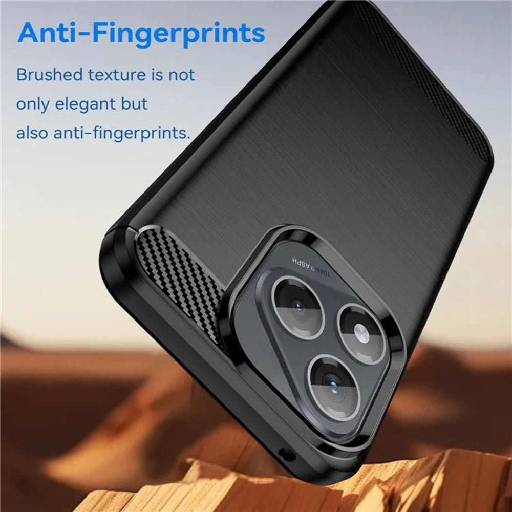 Husa pentru Honor 400 Lite, Techsuit, Carbon, Albastra