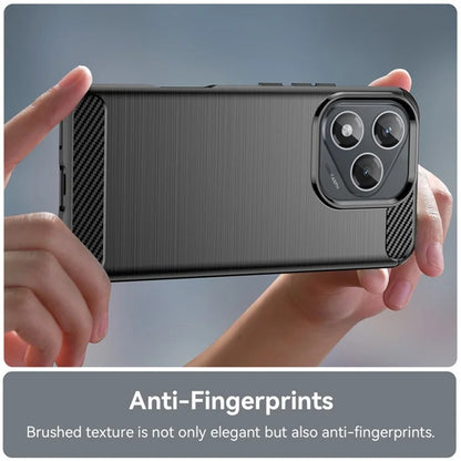 Husa pentru Honor 400 Lite, Techsuit, Carbon, Albastra