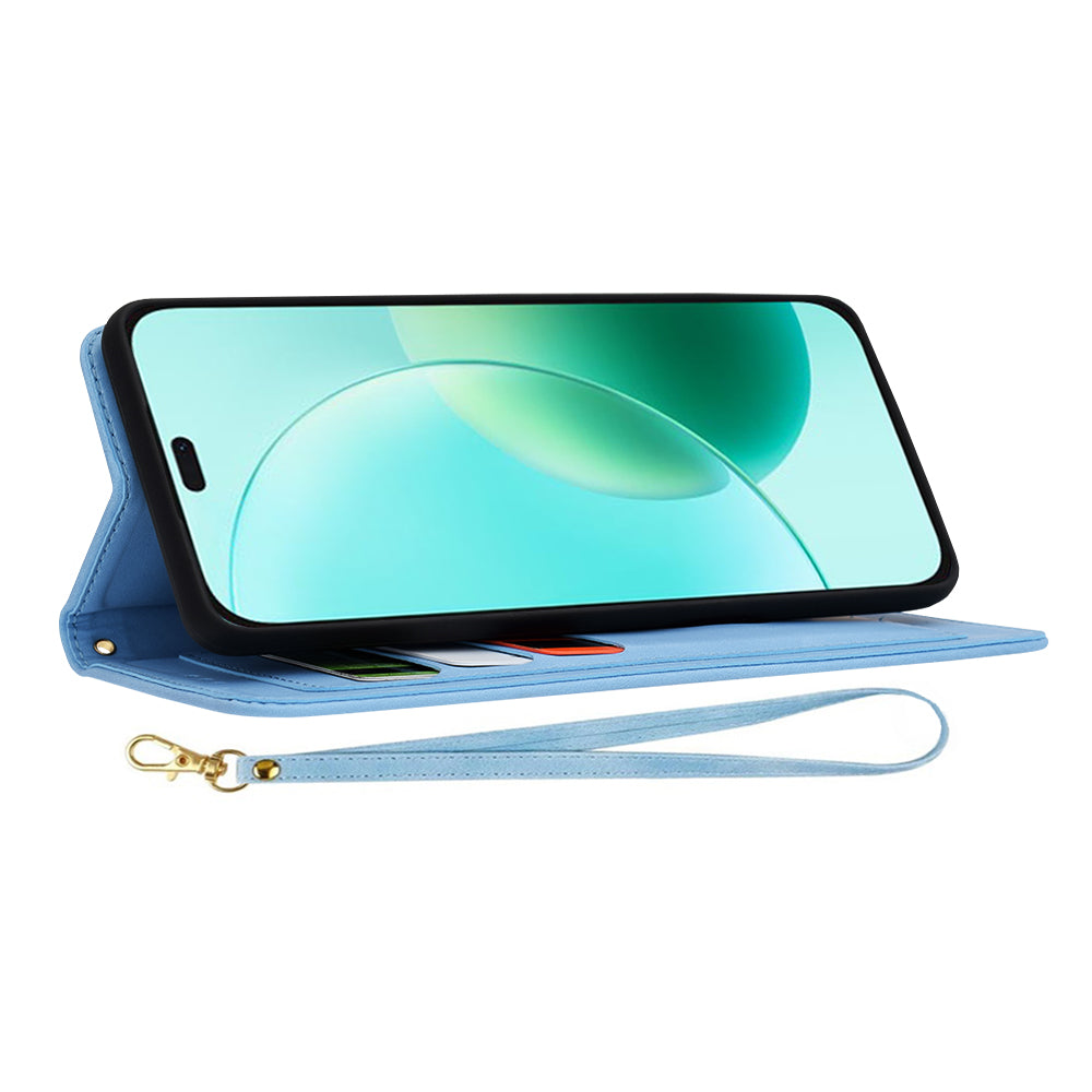 Husa pentru Honor 400 Lite, Techsuit, FlipCraft, Bleu