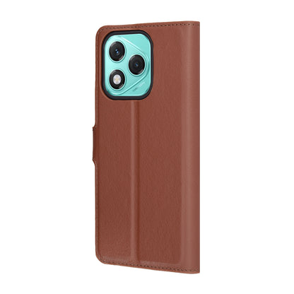 Husa pentru Honor 400 Lite, Techsuit, Leather Folio, Maro