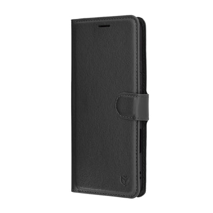 Husa pentru Honor 400 Lite, Techsuit, Leather Folio, Neagra