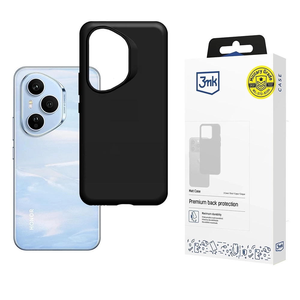 Husa pentru Honor 400 Pro, 3MK, Neagra Mata