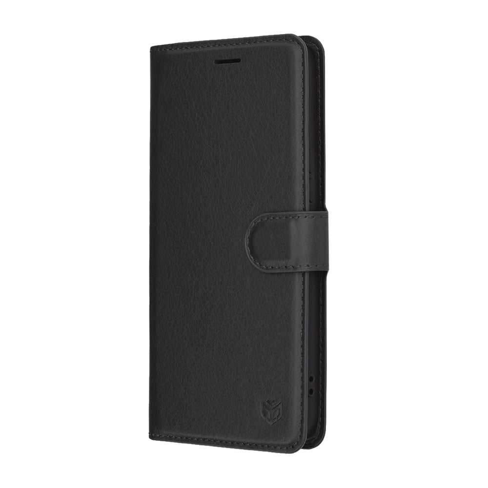 Husa pentru Honor 400 Pro, Techsuit, Leather Folio, Neagra