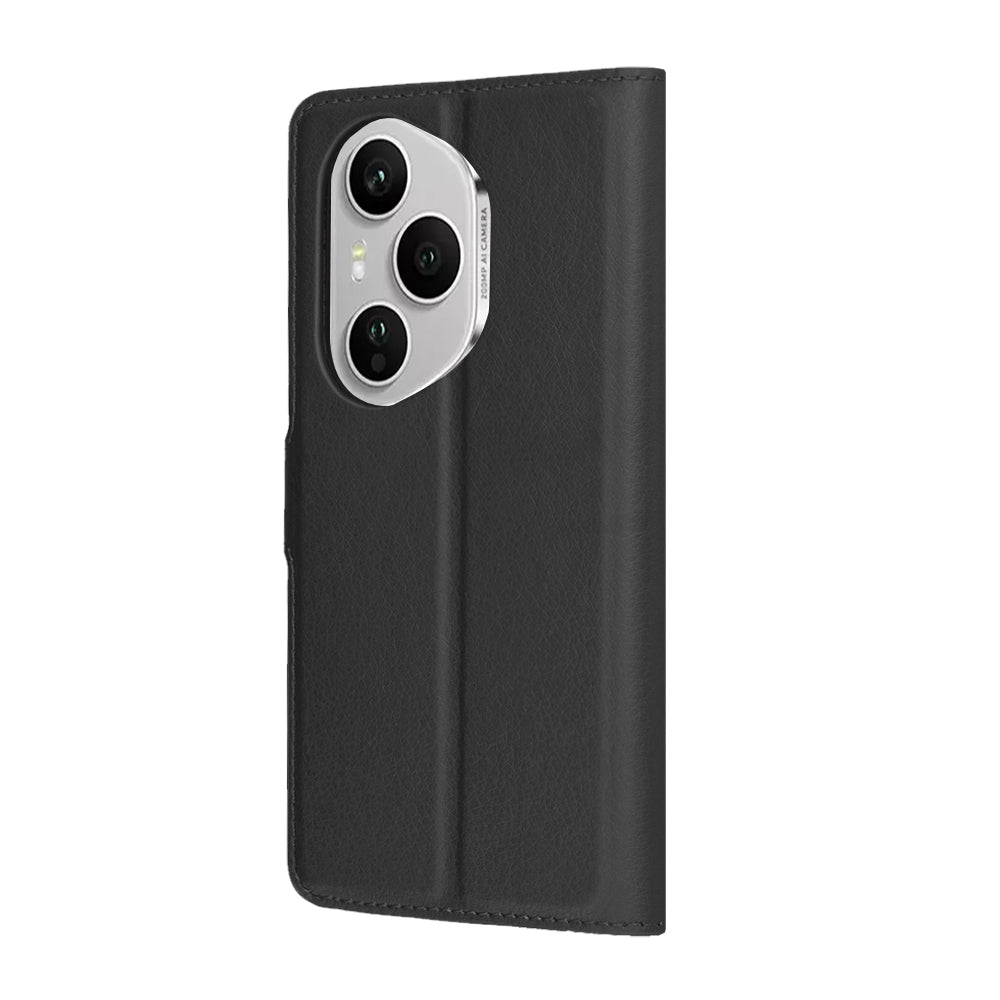 Husa pentru Honor 400 Pro, Techsuit, Leather Folio, Neagra