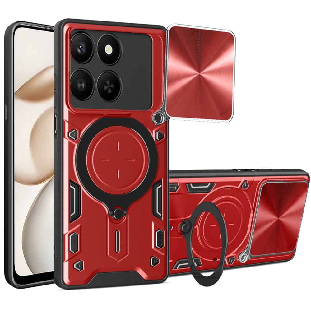 Husa pentru Honor 400 Smart 4G / X7d 4G / 400 Smart 5G, Techsuit, CamGuard Pro, Rosie