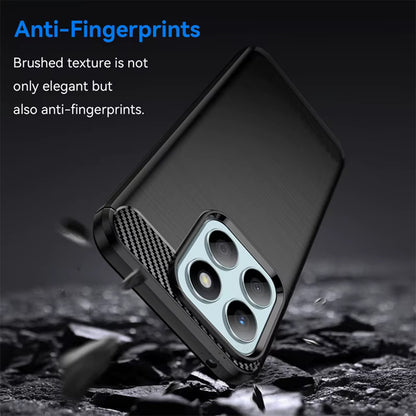 Husa pentru Honor 400 Smart 4G / X7d 4G / 400 Smart 5G, Techsuit, Carbon, Albastra