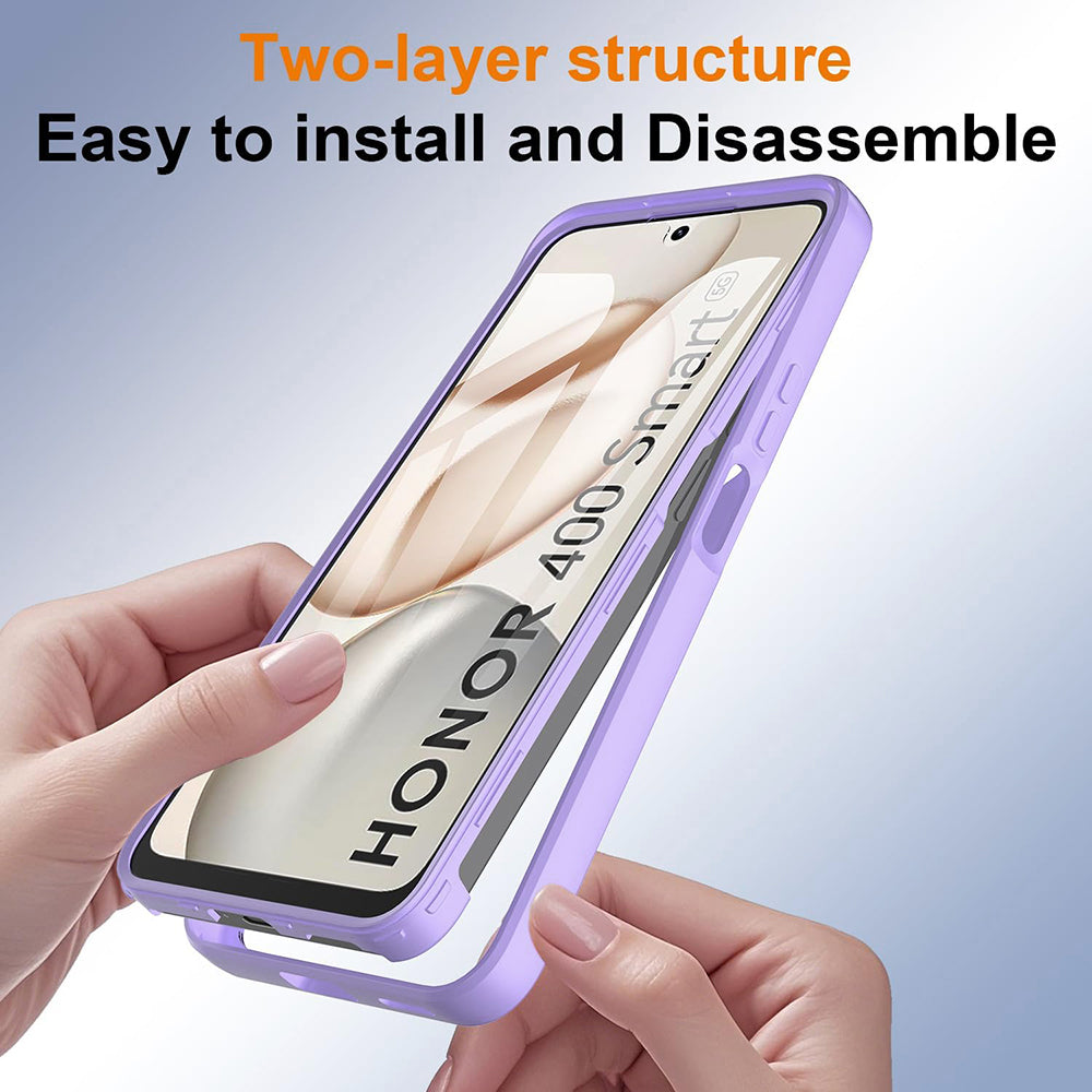 Husa pentru Honor 400 Smart 4G / X7d 4G / 400 Smart 5G, Techsuit, ColorVerse 360, Mov