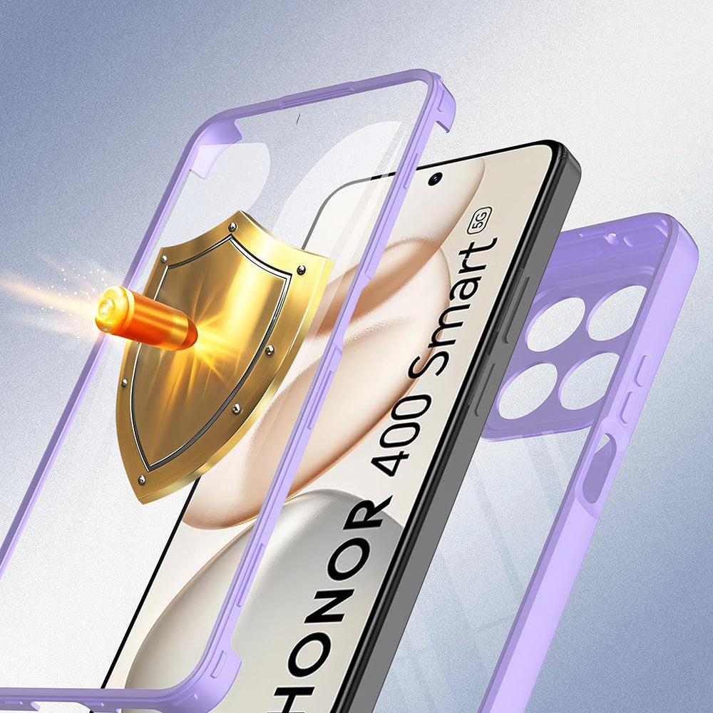 Husa pentru Honor 400 Smart 4G / X7d 4G / 400 Smart 5G, Techsuit, ColorVerse 360, Mov