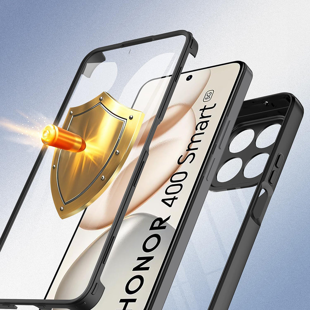 Husa pentru Honor 400 Smart 4G / X7d 4G / 400 Smart 5G, Techsuit, ColorVerse 360, Neagra