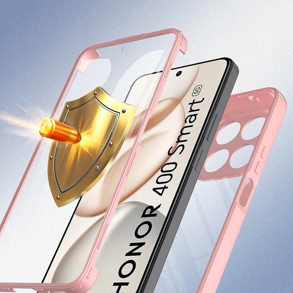 Husa pentru Honor 400 Smart 4G / X7d 4G / 400 Smart 5G, Techsuit, ColorVerse 360, Roz